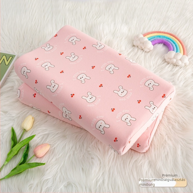 Gyerekek számára latex párnahuzat belső pamutmaggal, kis babapárnához