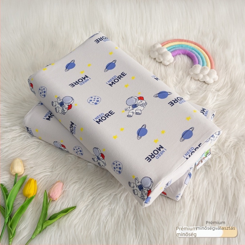 Gyerekek számára latex párnahuzat belső pamutmaggal, kis babapárnához