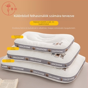 Ri Zhi Nishikawa Nyak-támasztó párna, kis méretű párna gyerekeknek és felnőtteknek, alvássegítő, kollégiumi használatra, négy évszakos