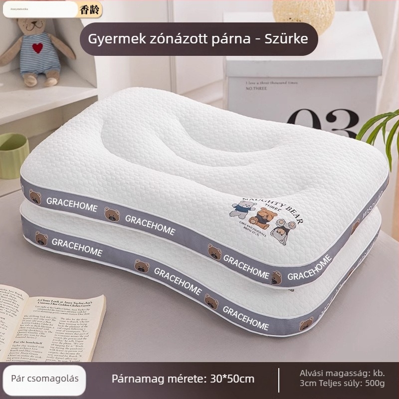 Ri Zhi Nishikawa Nyak-támasztó párna, kis méretű párna gyerekeknek és felnőtteknek, alvássegítő, kollégiumi használatra, négy évszakos