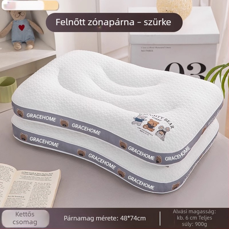Ri Zhi Nishikawa Nyak-támasztó párna, kis méretű párna gyerekeknek és felnőtteknek, alvássegítő, kollégiumi használatra, négy évszakos