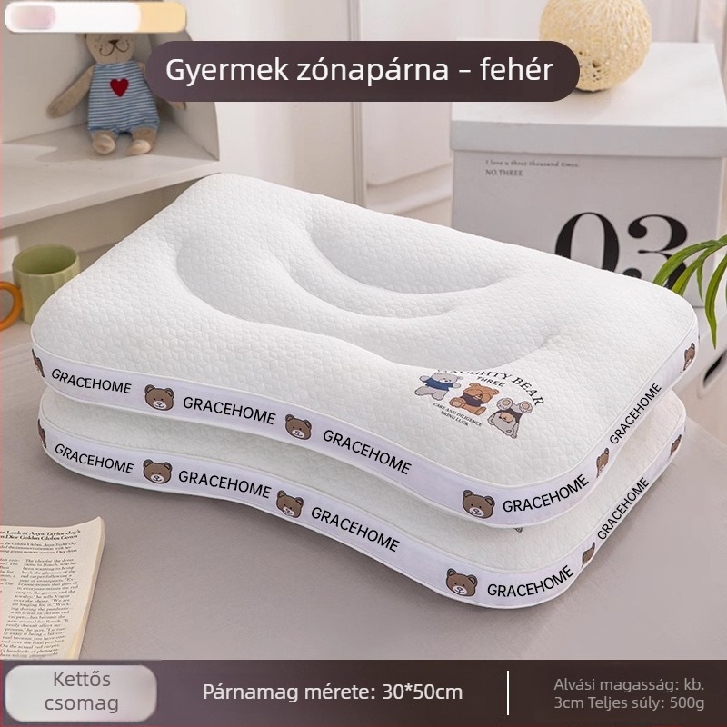 Ri Zhi Nishikawa Nyak-támasztó párna, kis méretű párna gyerekeknek és felnőtteknek, alvássegítő, kollégiumi használatra, négy évszakos