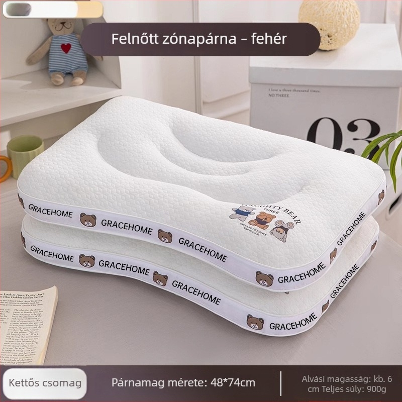 Ri Zhi Nishikawa Nyak-támasztó párna, kis méretű párna gyerekeknek és felnőtteknek, alvássegítő, kollégiumi használatra, négy évszakos
