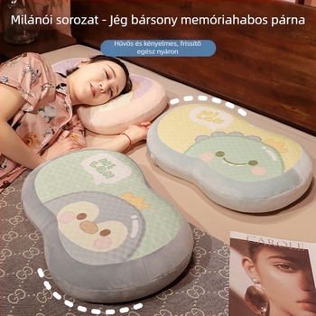 Ice Bean memóriahabos nyakpárna, ideális kollégiumba és otthonra, egyedi méretű párna gyerekeknek és pihentető alváshoz