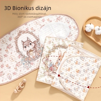 Pamut baba becsomagoló kendő, meleg őszi-téli időszakra
