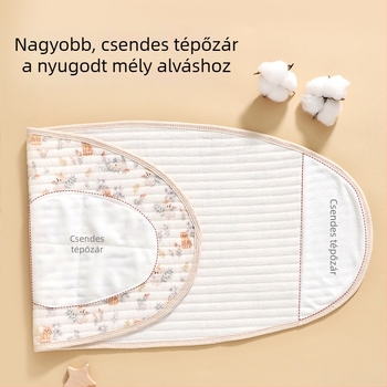 Pamut baba becsomagoló kendő, meleg őszi-téli időszakra