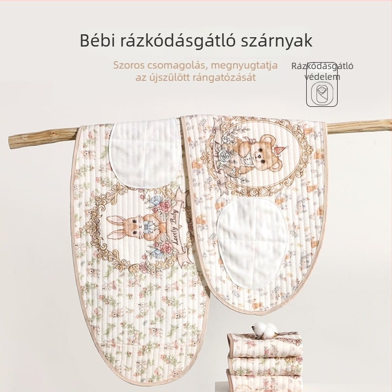 Pamut baba becsomagoló kendő, meleg őszi-téli időszakra