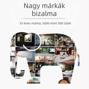 Royal Knight Felnőtt latex párna természetes kaucsukból, antibakteriális nyaki támasz, ajándék
