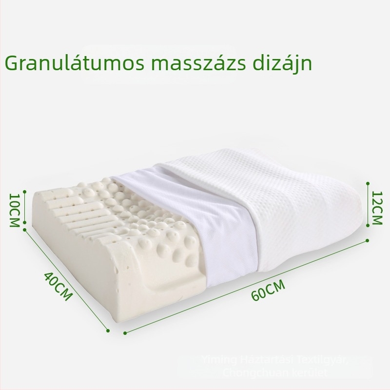 Latex fejpárna otthoni használatra, gyerekeknek és felnőtteknek, védelem az atkák ellen és nyaki gerinc-támasz