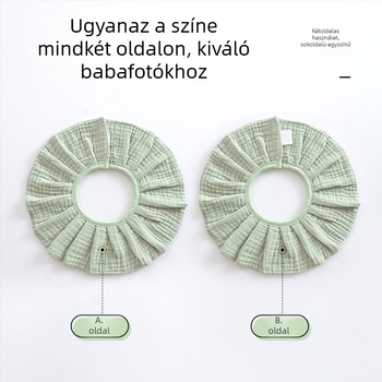100% pamut géz csecsemőnyálkendő, őszi–téli stílus, koreai dizájn, 0–2 év