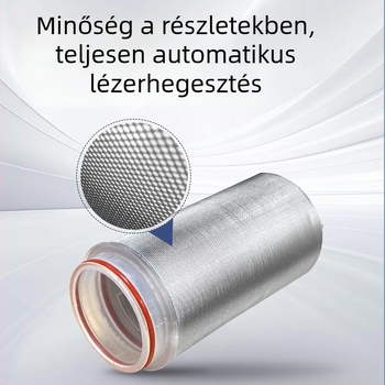 40 mikronos rozsdamentes acél szűrőelem vízmelegítőkhöz és víztisztítókhoz