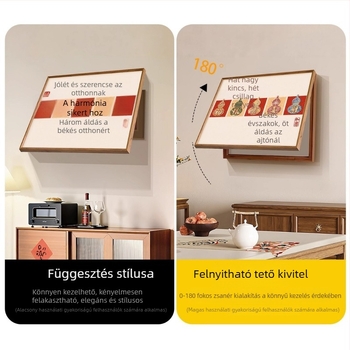 Keretes elektromos mérődoboz dekoratív festménye, 2026-os modell, falikép az elosztó dobozhoz