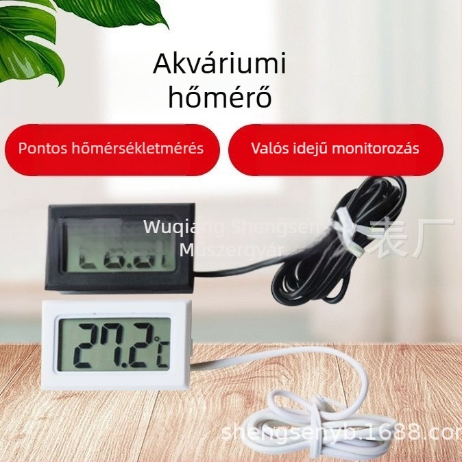 HT-1 FY-10 TPM-10 Beépített akváriumi hőmérő és elektronikus mérő