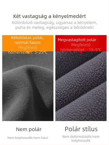 Férfi szélálló nadrág fleece béléssel, vastag téli sportnadrág, lazán szabott, 2025 modell