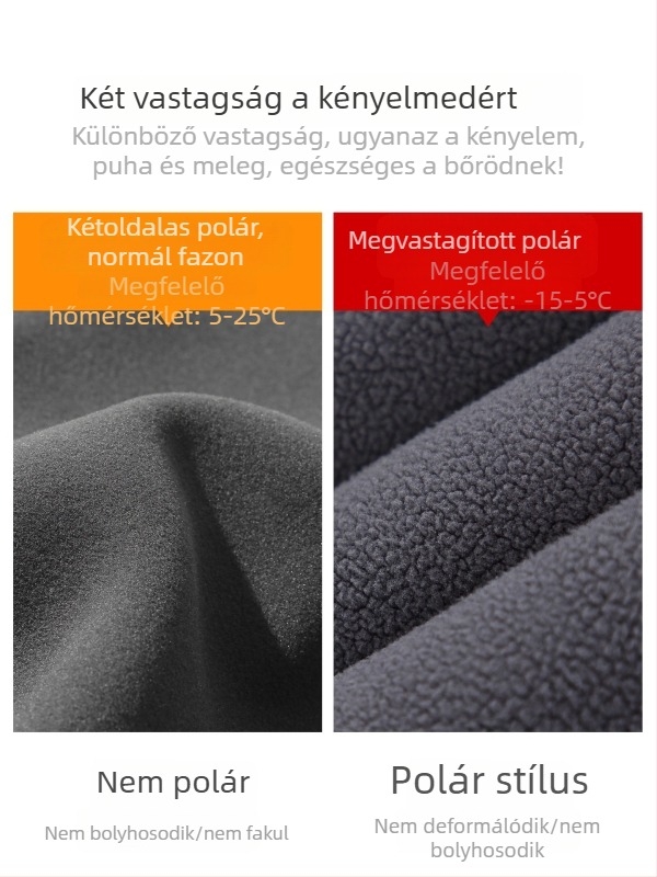 Férfi szélálló nadrág fleece béléssel, vastag téli sportnadrág, lazán szabott, 2025 modell