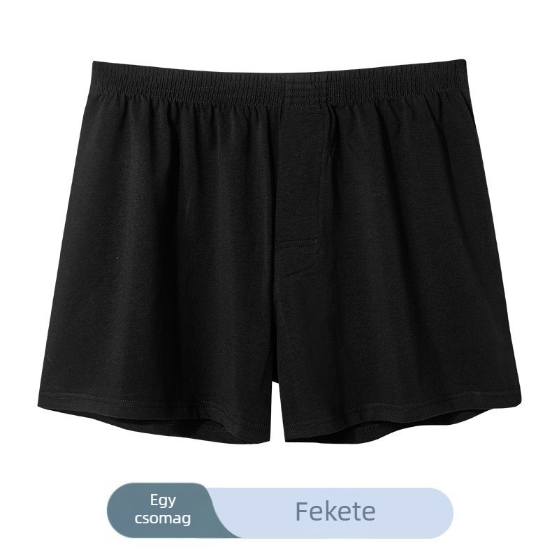 Pamut férfi boxeralsók és laza otthoni rövidnadrág nyárra