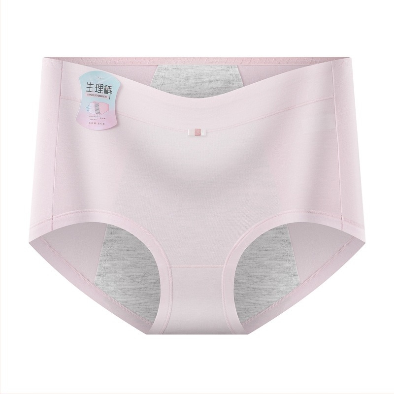 Női modál menstruaális alsónemű, magas elasztikusság, nedvszívó, lélegző, puha tapintású, bőrbarát, pamut bélés a gátnál