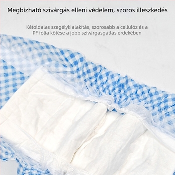 Kutyapelenkák nőstény és hím kutyáknak, betétekkel és párosodás elleni készülékkel