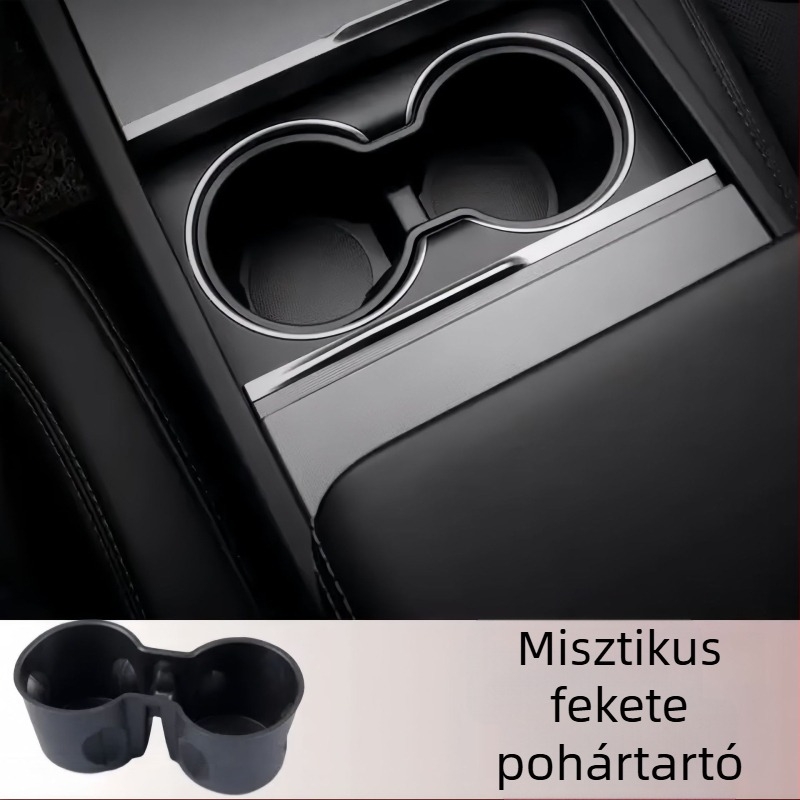 Tesla Model Y és Model 3 pohártartó, pohárrekesz és korlátozóval