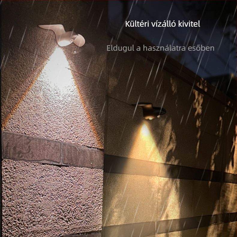 Sirály alakú, újratölthető LED éjszakai fény mozgásérzékelővel – belső és kültéri használatra, ideális folyosókra, lépcsőházakba és bejáratokhoz