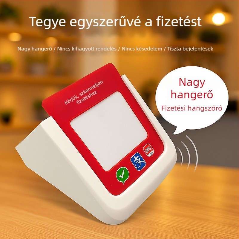 Személyre szabott 4G pénztárgép hangszóró API‑integrációval és Wi-Fi felhőalapú hangerősítővel
