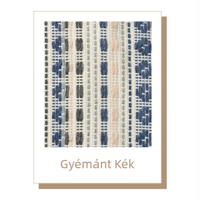 Fair Isle Jacquard függönyök gyerekszobára és nappalira, könnyed luxus, retro romantikus stílus
