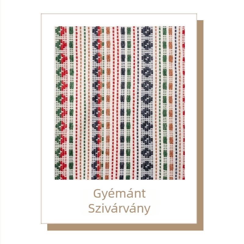 Fair Isle Jacquard függönyök gyerekszobára és nappalira, könnyed luxus, retro romantikus stílus