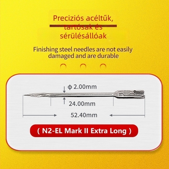 SAGA Ricky 60EL címkepisztoly hosszított tűvel 52 mm, zoknik és törölközők címkézésére, címkekártyák