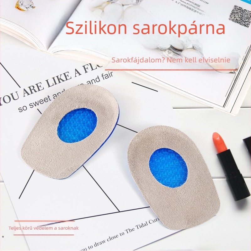 TPE sarokpárnák magasság növeléséhez, kényelmes ütéscsillapító talpbetét cipőkhöz
