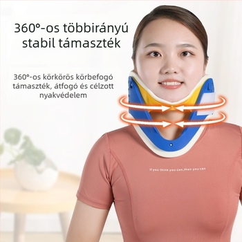 Otthoni használatra szánt nyaki trakciós készülék, négy az egyben nyakmerevítő korrekcióhoz, nyaki immobilizáció és fizioterápia