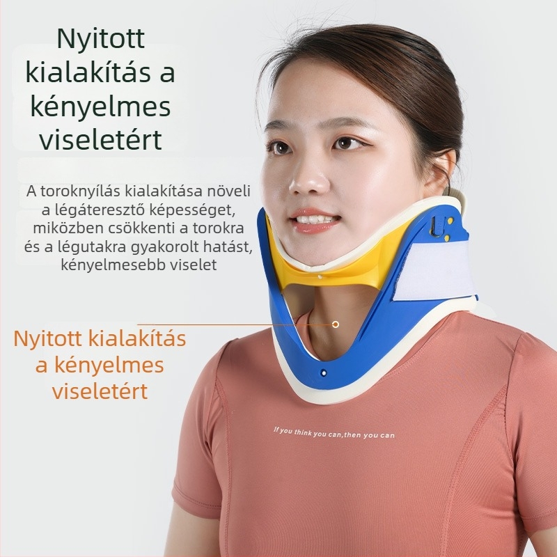 Otthoni használatra szánt nyaki trakciós készülék, négy az egyben nyakmerevítő korrekcióhoz, nyaki immobilizáció és fizioterápia