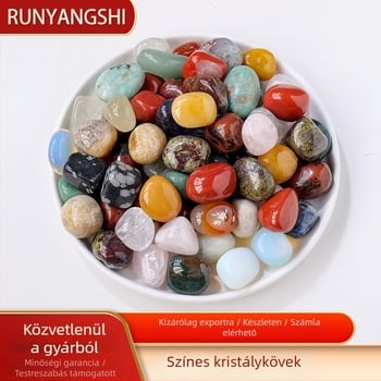 Természetes színes kristálykő, nagy szemcse, aromaterápiához és diffúzorhoz, akváriumi dekorációhoz, demagnetizáló kő
