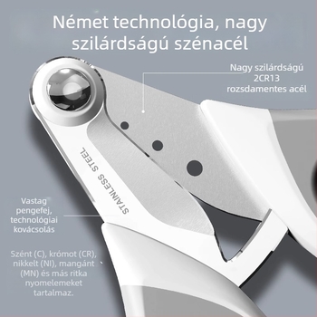 Macska- és kutya körömvágó – karcolás elleni védőeszköz, kezdőknek