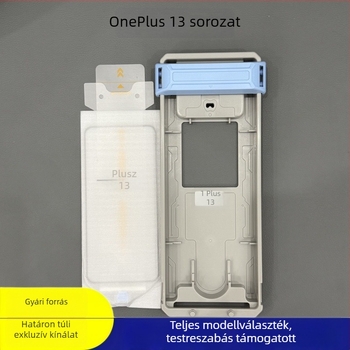 OnePlus 13 Edzett üveg kijelzővédő készlet 3D meleg görbítő görgővel, teljes ragasztófelhasználó eszköz, alumínium fóliás alkalmazó eszköz