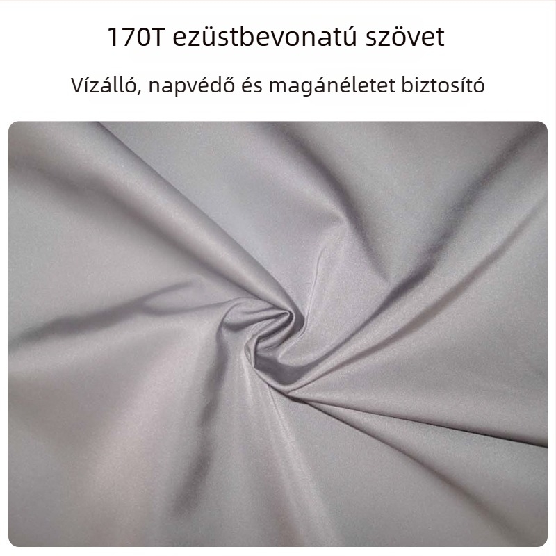 Kültéri hordozható toalett sátor árnyékolóval, vízálló, automatikus gyorsnyitás, zuhany és öltöző a horgászathoz.