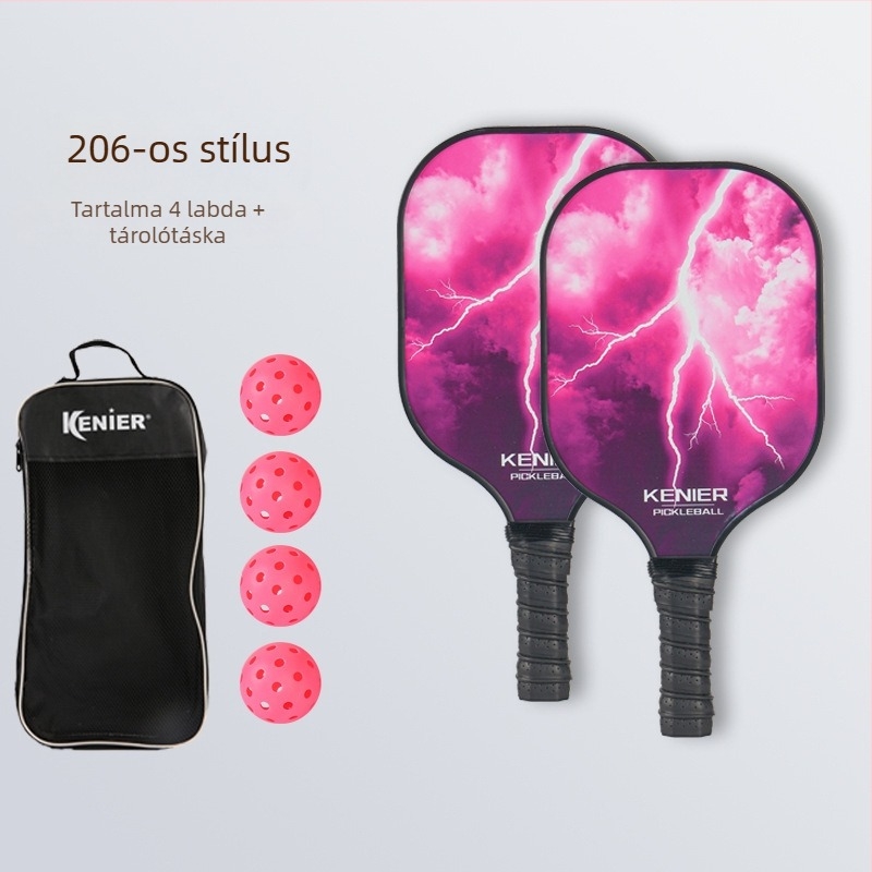 Felnőtt pickleball ütő üvegszálas anyagból, beltéri és kültéri használatra, testreszabható
