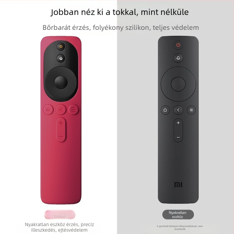 Xiaomi TV távirányítóhoz készült szilikon védőtok, 4A/4C, por- és ütésálló