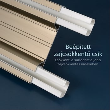 Alumínium ötvözetű függöny sín, dupla sínnel, fém csúszó sín, dupla-sín rendszer