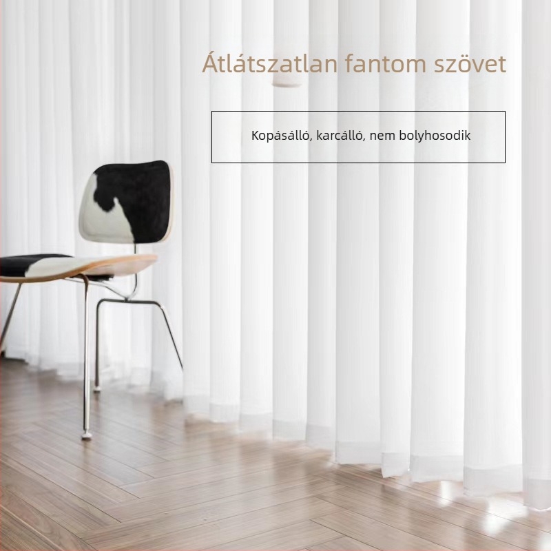 Phantom féláteresztő függönyök, fényáteresztők, de nem átlátszóak, ablakfüggöny anyag nappaliba, erkélyre és hálószoba elválasztásához