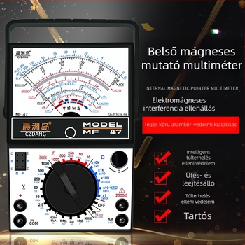 MF47A mutató multiméter, magas pontosságú mechanikus asztali készülék villanyszerelőknek