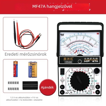 MF47A mutató multiméter, magas pontosságú mechanikus asztali készülék villanyszerelőknek