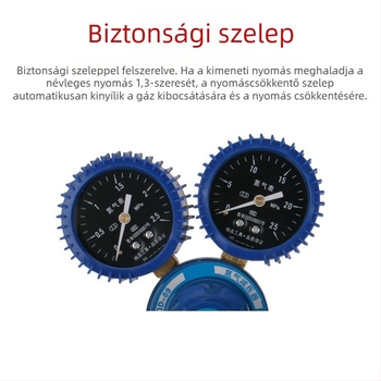 YQD-09 nitrogén diafragmatípusú nyomáscsökkentő manométerrel