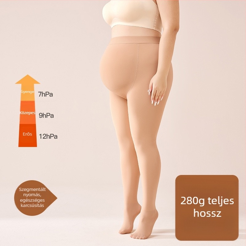 Kismama leggings fleece-betétes, tavasz–őszre, 2026 új stílus, meleg téli leggings