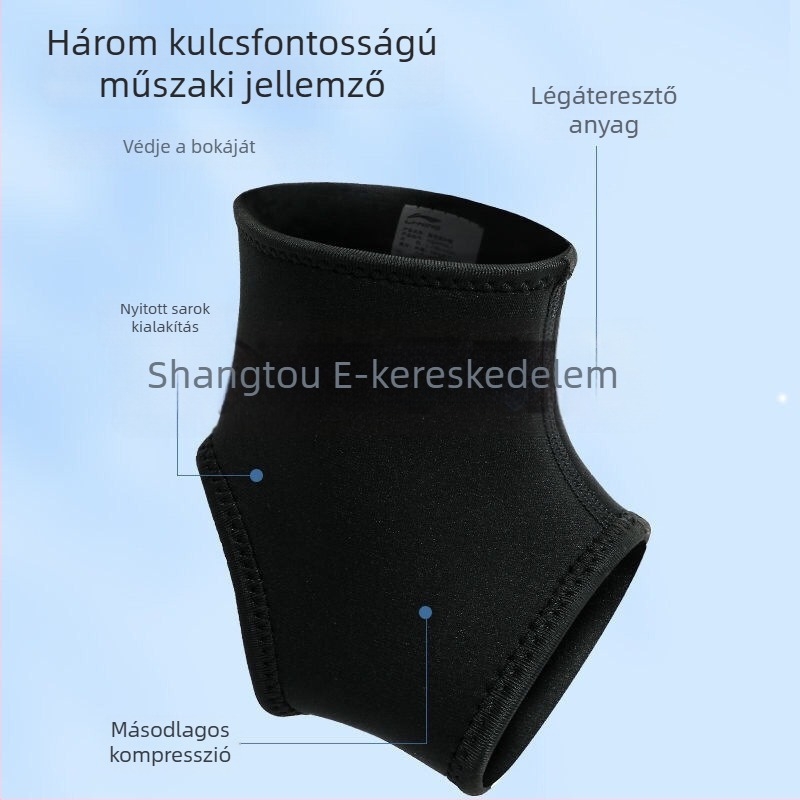 Spandex anyagú bokaortézis a sprain megelőzésére, rehabilitációra és ízületi stabilizálásra; védő mandzsetta kosárlabdához