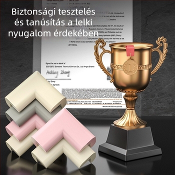 Gyerekeknek szóló sarokvédő készlet gyerekeknek, jobb- vagy egyenes szögű asztalok és ablakok számára, élvédő borítás és matricák