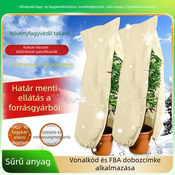 Növények fagyvédő takaró zsinórral