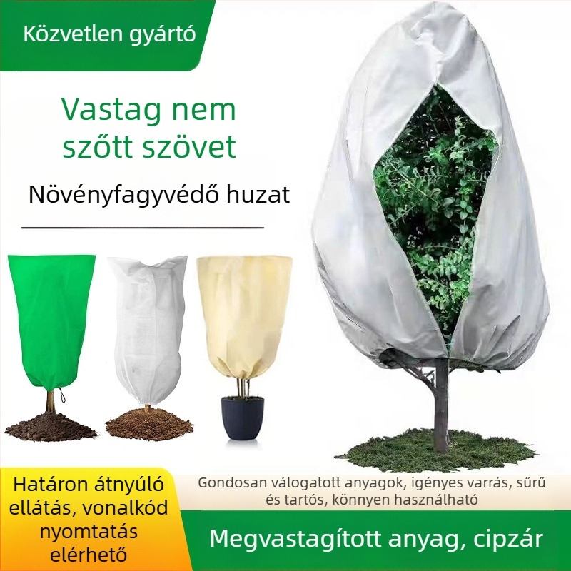Nem szövött növényfagyvédő háló – kerthez és zöldségekhez, szigetelő takaró