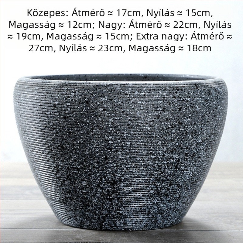 Lyukakkal perforált kerámiavirágcserép, nagy átmérőjű, beltéri kínai stílusú, pénzfa és orchidea számára, extra nagy