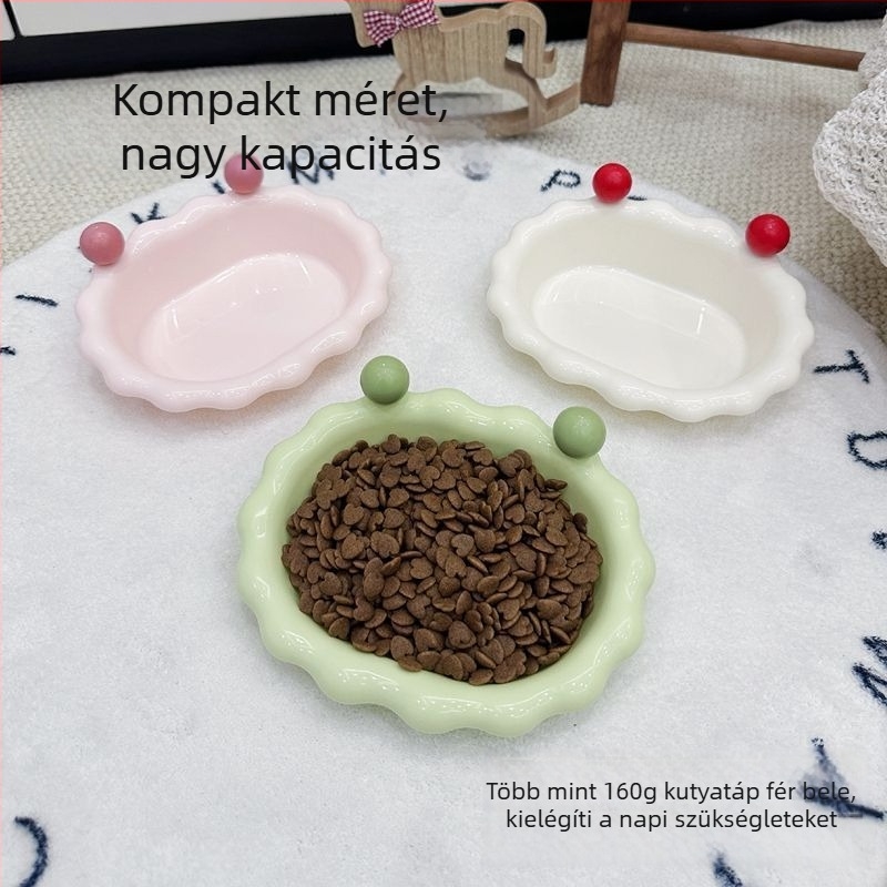 Új etetőtál állatok számára csáp mintázattal, kutyáknak és macskáknak