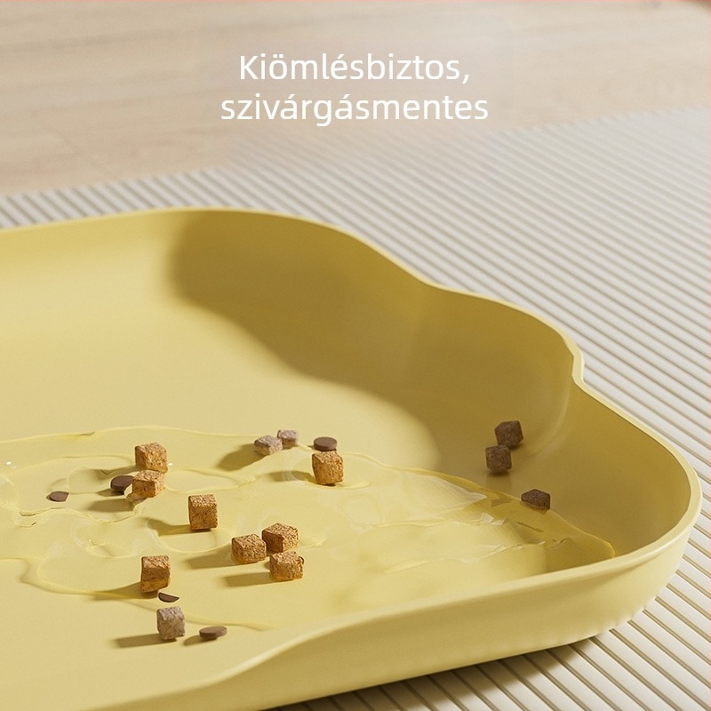 Nagy macska etető tál alátét – vízálló, foltálló, csúszásmentes